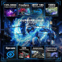 Minifire Ecran PC Gamer Incurvé 24 Pouces -160Hz, FHD 1920x1080, 1ms MPRT, 110% sRGB, 1500R, Pied en métal, Adaptive Sync VESA 1