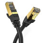 Veetop Câble Ethernet 1m Cat 8, RJ45 2m 3m 5m 10m 20m 30m 50m Cable Réseau, Cat8 40Gbps 2000MHz Gigabit S/FTP Câble Internet Lan