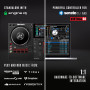 Numark Pack Contrôleur DJ Mixstream Pro+ avec Casque pour Musique Live, Sets DJ, Événements, Production Musicale