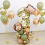 Animaux ballons anniversaire, Decoration Anniversaire 1 an Décoration d'anniversaire d'enfant ballons 1er anniversaire Pour la m