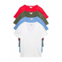 Marks & Spencer Lot de 4 t-Shirts Pur Coton à col en V