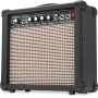 Rocktile Scream 15 Ampli de Guitare Mini Combo - Amplificateur 15 Watts, 2 canaux - Portable, entrée AUX pour MP3/CD, égaliseur