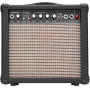 Rocktile Scream 15 Ampli de Guitare Mini Combo - Amplificateur 15 Watts, 2 canaux - Portable, entrée AUX pour MP3/CD, égaliseur