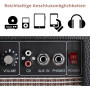 Rocktile Scream 15 Ampli de Guitare Mini Combo - Amplificateur 15 Watts, 2 canaux - Portable, entrée AUX pour MP3/CD, égaliseur