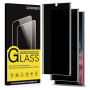 Coiwxmoi Verre Trempé pour Samsung Galaxy S22 Ultra 5G Anti Espion Vitre Protection Ecran Anti-Espion Film Protecteur Écran Dure
