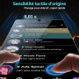 Coiwxmoi Verre Trempé pour Samsung Galaxy S22 Ultra 5G Anti Espion Vitre Protection Ecran Anti-Espion Film Protecteur Écran Dure