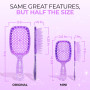 FHI Heat UNbrush Mini Brosse à Cheveux Démêlante et Aérée, Brossage sans Douleur, tous Types de Cheveux, Secs ou Mouillés, Picot