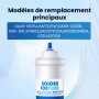 GOLDEN ICEPURE Filtre à eau pour réfrigérateur Compatible Avec Samsung DA29-10105J, DA29-10105J HAFEX/EXP, DA99-02131B, WSF-100,
