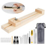 Ledoo 20 Kit Fabrication Paracorde, Kit de Tissage de Paracordes, 35cm Gabarit de Paracorde Réglables en Bois - Longueur Réglabl