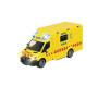 Majorette - Grand Series - Mercedes Ambulance - 15cm (Echelle 1/43ème) - Sons et Lumières - Dès 3 Ans - 213712001002, Jaune