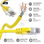 Mr. Tronic Câble Ethernet Cat 7 10m, CCA Haute Vitesse cable ethernet- Câble Réseau LAN Rond Intérieur avec Connecteurs RJ45 | 2