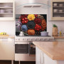 ARTHUB® Crédence de Cuisine en Verre 50x70 cm, Autumn Color Spices | Protection Contre Les éclaboussures, Revêtement Mural en Ca