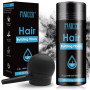 PoudreDensifianteCheveux, Poudre de Cheveux, Fibre Capillaire Avec Applicateur en Spray, Poudre de Spray épaississant, Naturelle