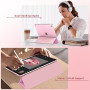 MoKo Coque pour iPad Air 13 Pouces (M4/M3/M2) 2026/2025/2024 avec Porte-Stylet, Mince Légère à Trois Volets avec PC Arrière Tran