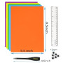 84 Feuilles Papier Mousse Couleur, MEARCOOH 12 couleur Feuille Mousse, 21.5 x 14cm Plaque Mousse Idéal pour le bricolage, les sa