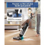 Tineco Floor One S7 Pro/S7 Series Aspirateur Laveur Sec Et Humide Intelligent sans Fil pour Sols Durs, Écran Digital LED, Grande