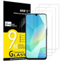 NEW'C Lot de 3, Verre Trempé pour Samsung Galaxy A17 2025, Galaxy A16 5G, Galaxy A26 5G, Film en Protection écran efficace contr