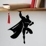 Autocollant mural en vinyle pour interrupteur de super-héros – Autocollant mural unique pour chambre d'enfant, décoration d'inté