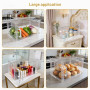 Acryvic Vitrine de boulangerie boîte à pain, acrylique vitrine de pâtisserie transparente comptoir de cuisine vitrine de nourrit