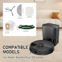 DianSung accessoires pour iRobot Roomba Plus 105 Combo + pièce de rechange pour aspirateur, 1 brosse principale,4 chiffons de la