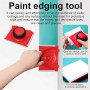 Coupe Bordure de Peinture, Outils de Peinture de Bord avec Tampons de Remplacement et Ruban de Masquage, Kit de Bordure à Peindr