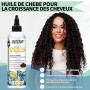 Huile De Chebe Hydratante Naturelle 10 En 1 Pour Le Cuir Chevelu, Poudre De Chebe Africaine Pour Une Croissance Des Cheveux Plus