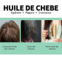 Huile De Chebe Hydratante Naturelle 10 En 1 Pour Le Cuir Chevelu, Poudre De Chebe Africaine Pour Une Croissance Des Cheveux Plus