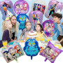 Ballons en aluminium style anime de 10 pièces, Décoration anniversaire garçon fille, Décorations de fête coréennes sympas pour l