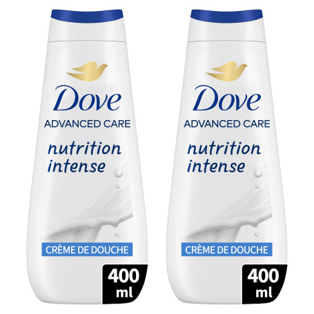 DOVE - Crème de douche Advanced Care Nutrition intense - Respecte la peau - Testé dermatologiquement - Sensation de peau douce p