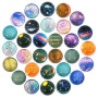 Annhao 30 Pièces Balle rebondissante de Espace Cadeaux Anniversaire invités Enfant, Balle rebondissantes Enfant pour Cadeau Anni