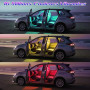 Winzwon Accessoire Voiture Interieur Femme Homme, LED Voiture Interieur | Calendriers de l'avent Cadeau de Noël Accessoire Voitu