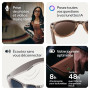 Ray-Ban Meta (Gen 2) Skyler Lunettes IA pour Homme et Femme — Caméra Ultra-Grand Angle 12 MP, Vidéo 3K Ultra HD, Meta IA — Auton