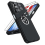 LeYi Coque pour Samsung Galaxy A17 5G/4G avec 2 Verre Trempé Protection écran, 2 Film Protecteur pour Caméra, Hard Militaire PC