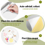 60 Feuilles A4 Autocollant Imprimante papier autocollant imprimante Etiquette Adhésif Blanc parfait pour Imprimante à Jet d'Encr