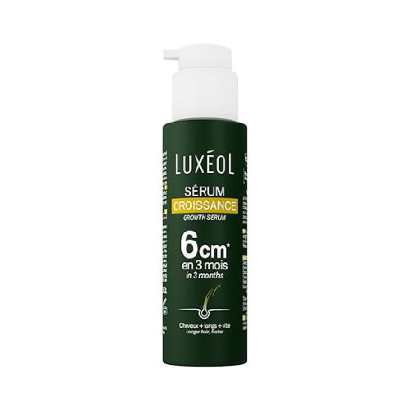 LUXEOL - Sérum Cheveux Croissance - Pousse De 6 cm En 3 Mois* - Des Cheveux Plus Longs Plus Vite - 97% D'Ingrédients D'Origine N