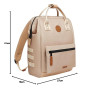 CABAIA Sac à Dos Adventurer Lobito 18L - Ordinateur 13" - Déperlant | Bagage cabine · Ouverture grand angle · Système MOLLE poch