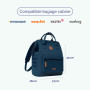 CABAIA Sac à Dos Adventurer Lobito 18L - Ordinateur 13" - Déperlant | Bagage cabine · Ouverture grand angle · Système MOLLE poch