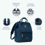 CABAIA Sac à Dos Adventurer Lobito 18L - Ordinateur 13" - Déperlant | Bagage cabine · Ouverture grand angle · Système MOLLE poch