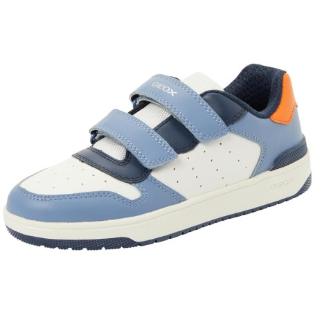 Geox J WASHIBA Boy A Baskets pour garçon Blanc/LT Avio Taille 35 EU