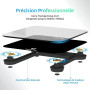Healthkeep Balance Pese Personne Numérique, Haute Précision avec Affichage Lumineux, Technologie Step-On 5mm Verre Trempé, Haute