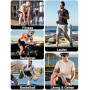 kuzwufs Lot de 3 Shorts de Sport Homme été Pantalon Court Homme Fitness Leger Running Pantacourt avec Poche
