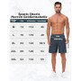 kuzwufs Lot de 3 Shorts de Sport Homme été Pantalon Court Homme Fitness Leger Running Pantacourt avec Poche