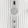 Alessi Plissé MDL08 W - Grille-Pain Design, Six Niveaux de Dorure, en Résine Thermoplastique, Fiche Européenne 850 W, Blanc