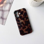 NITITOP Coque pour iPhone 16 Léopard Tortue Motif, Marron | Mignon Ambré Imprimé, Esthétique Design, pour Femmme Fille Homme, So