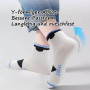 Geyuwoz 12 paires de Chaussettes pour enfants de sport Chaussettes de sneakers en coton Coloré pour enfants 4-12 ans Unisexe | U