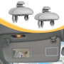 Azlanway Clips de Fixation Voiture, 2 Pcs Crochet Pare Soleil, Clip pour Visière pour Pare soleil de Voiture pour Audi A1 A3 A4