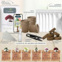 CULTIVEA® Mini Kit Prêt à Pousser 6 Bonsaï - Jardinez et décorez - Idée Cadeau (Red Mapple, Chinese Cercis, Albizia, Cornus Kous