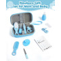 Lictin 12pcs Trousse de Soin Bébé, Trousse de Toilette Bébé, Bébé Naissance | Trousse de Soin Bébé Naissance, Sans BPA pour les 