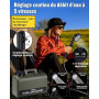 Spopal Douche Portable,[20L&IPX8 Étanche] Kit Douche Camping,avec Seau,Robuste,Durable,10000mAh,Charge Type-C,5 Vitesses,Écran I