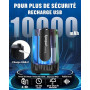 Spopal Douche Portable,[20L&IPX8 Étanche] Kit Douche Camping,avec Seau,Robuste,Durable,10000mAh,Charge Type-C,5 Vitesses,Écran I
